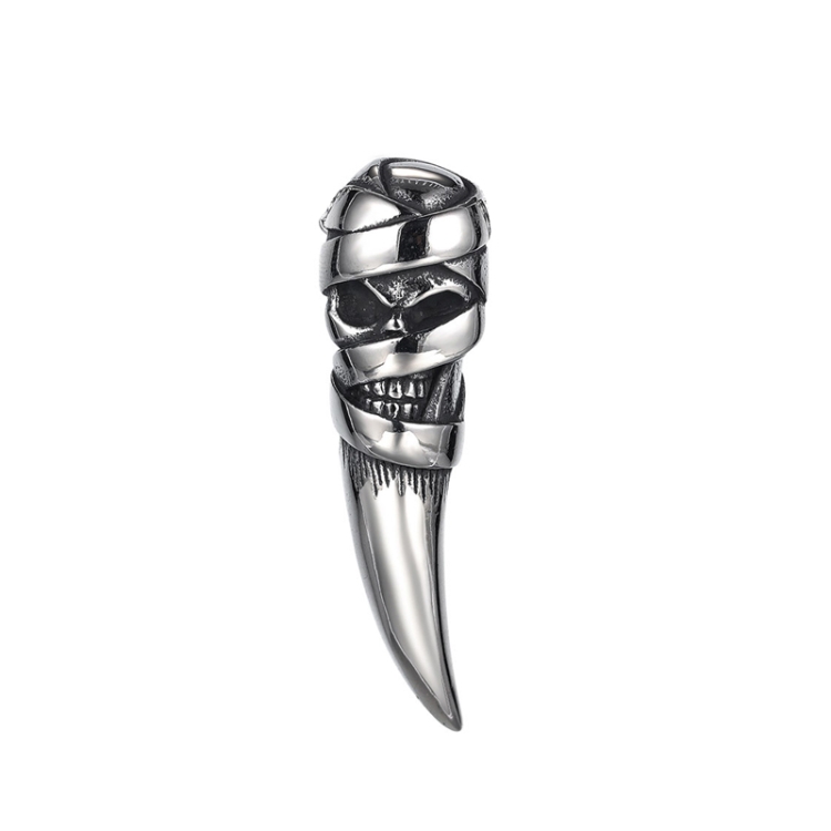 

1837 Skull Titanium Steel Men Necklace Personalized Pendant Accessories, Style: Single Pendant
