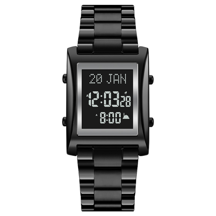 

SKMEI 1815 Muslim Worship Watch Prayer Direction Indicator Male Watch, Color: Black Black Machine