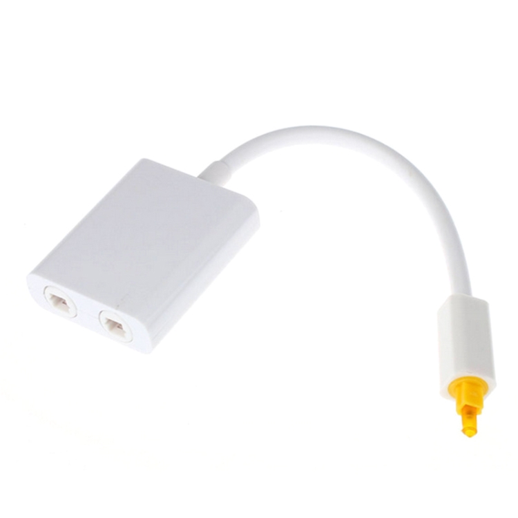 

2 In 1 Out Optical Fiber Audio Switcher(White)