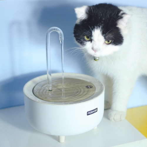 

346578 Pets Automatic Circulation Filter Cat Flowing Drinking Fundation, Spec: USB Interface(Crystal Faucet)