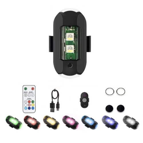 

Vibration Remote Control Induction Motorcycle Wireless Strong Magnetic Warning Flash Light, Specification: 1 Light +1 RC