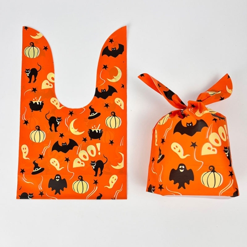 

1bag Halloween Packaging Bags Candy Snacks Treat Bags, Size: 13.5x22cm(Night Beast)