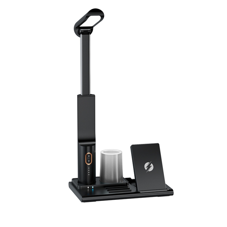 

X5 15W Wireless Charging Folding Desk Lamp Phone Stand with Pen Holder(Black)