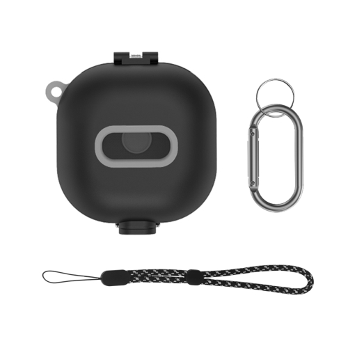 

D10 For Samsung Galaxy Buds Live/Buds Pro/Buds 2 Shockproof Earphone Protective Cover Conjoined Switch(Black)