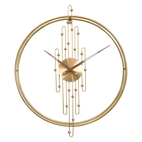 

YX0801 Simple Art Living Room Background Wall Decoration Clock Mute Wall Clock, Color: 60cm Gold