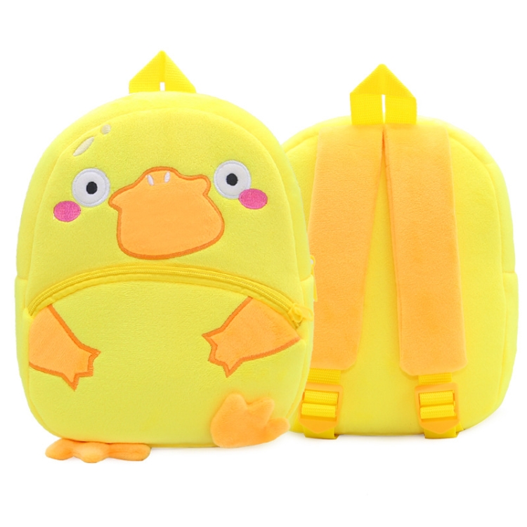 

Zoo Series Plush Backpack Cute Children School Bag Shoulder Bag(Platypus Yellow)