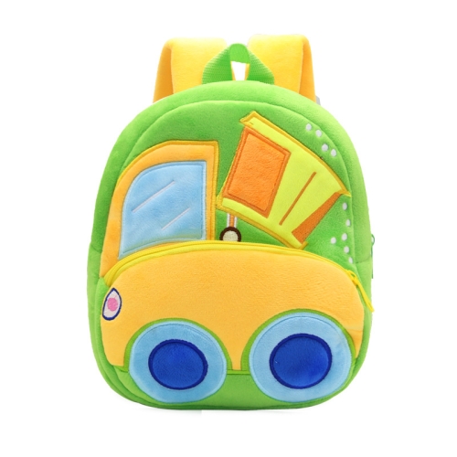 

3D Cartoon Trucks Cars Plush Kids Backpack Children School Bags(Fighting Car)