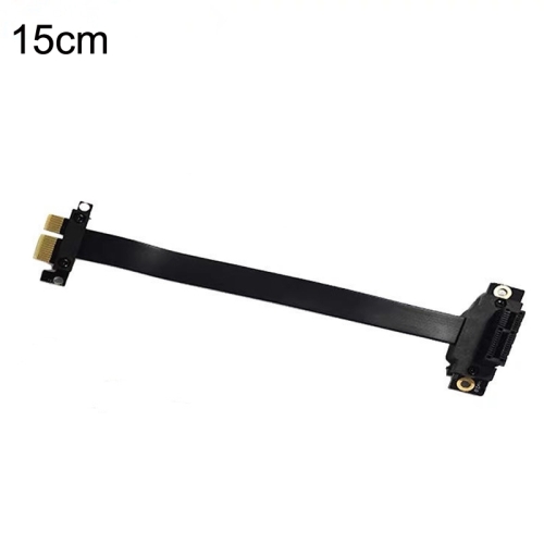 

PCI-E 3.0 1X 180-degree Graphics Card Wireless Network Card Adapter Block Extension Cable, Length: 15cm