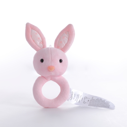 

Baby Hand Rattles Toys Hand Grip Stick Newborn Soothing Toys,Style: Pink Rabbit