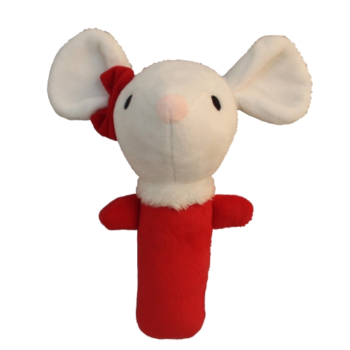 

Baby Hand Rattles Toys Hand Grip Stick Newborn Soothing Toys,Style: Little Red Mouse