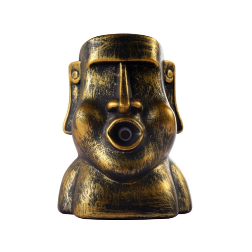 

563456 Easter Island Moai Humidifier Retro Stone Statue Household Aroma Diffuser(Bronze)