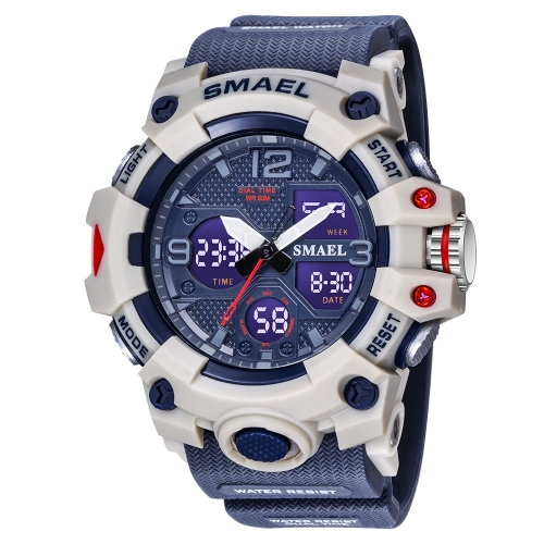 Waterproof Wristwatch SMAEL Sport Watch For Man Dual Time Men Shock  Resistant Led Light Military 8075 Quality Mens Sports Es 230506 From  Shen84, $12.88 | DHgate.Com