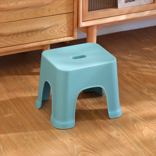 

Plastic Stool Thickened Home Simple Small Bench, Color: Blue Large