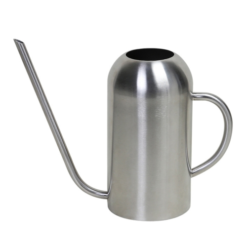 

1500ML Household Gardening Stainless Steel Long Spout Heighten Watering Pot, Specification: Steel Color