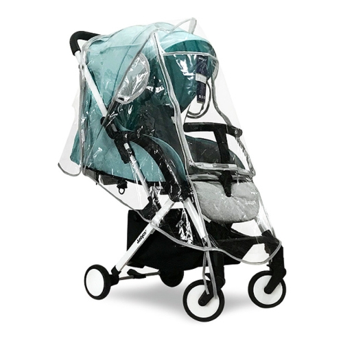 

Baby Stroller Rain Cover Windproof Dustproof Raincoat High Landscape Special Rain Cover EVA Half Open Window Rain Cover