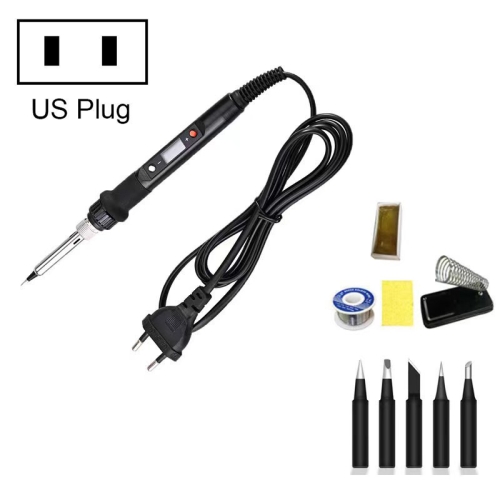 

Computer Version Electric Soldering Iron Set 80W Adjustable Digital Display Welding Pen US Plug