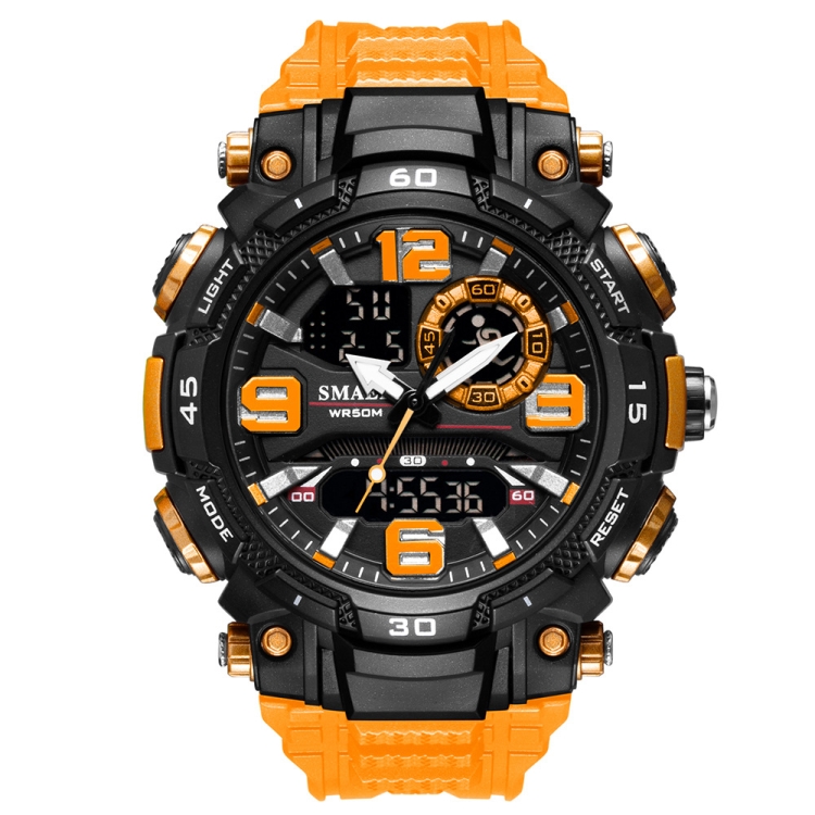 

SMAEL 1921 Outdoor Sports Waterproof Men Luminous Time Watch Electronic Watch(Orange)