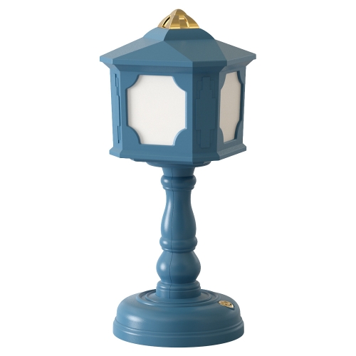 

GIVELONG Retro Table Lamp USB Charging Small Night Light, Style: 321-3 Blue