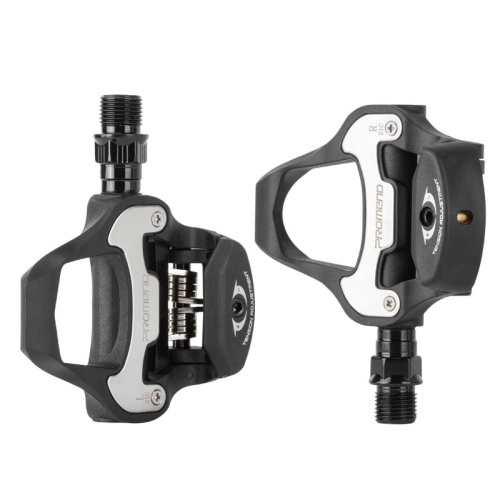 

PROMEND PD-R95P 1pair Pedalway Road Bicycle Self-lock With Lock Film Nylon Lock Light Amount Foot Pedal(Black)