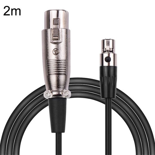 

Xlrmini Caron Female To Mini Female Balancing Cable For 48V Sound Card Microphone Audio Cable, Length: 2m