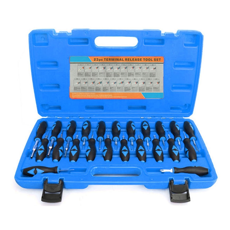 

23pcs/set For Audi Terminal Remover Car Wiring Harness Plug Unlocker Pin Extractor(Blue)