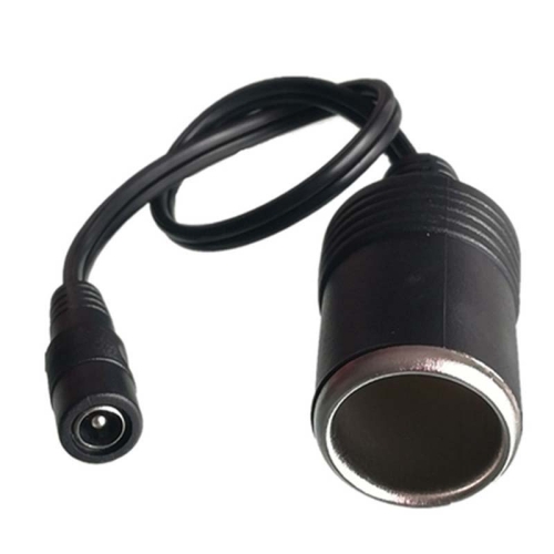 

DC 5.5 x 2.1 mm Plug To Cigarette Lighter Mother Seat With DC Power Cord
