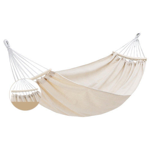 

KLY829 Camping Indoor Hammock Outdoor Swing, Style: Single Reinforcement Anti-rollover Beige