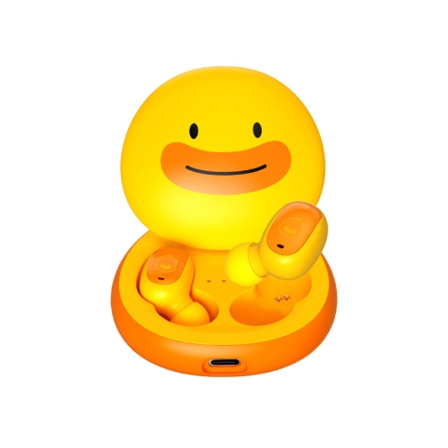 

ICARER FAMILY TM-25 Slide Wireless Bluetooth Headset Cartoon Shape In-ear TWS Sports Earphones(Yellow)