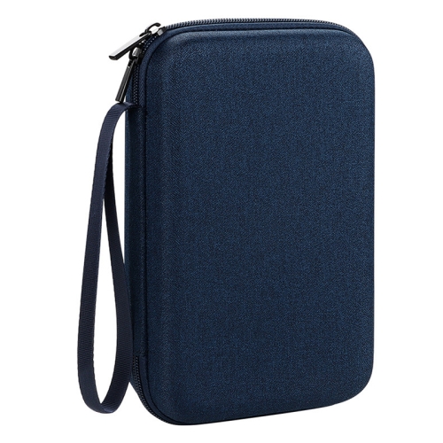 

YK05 EVA Hard Shell Anti-Shock Anti-Fall Mobile Hard Disk Double-layer Digital Storage Bag(Blue)