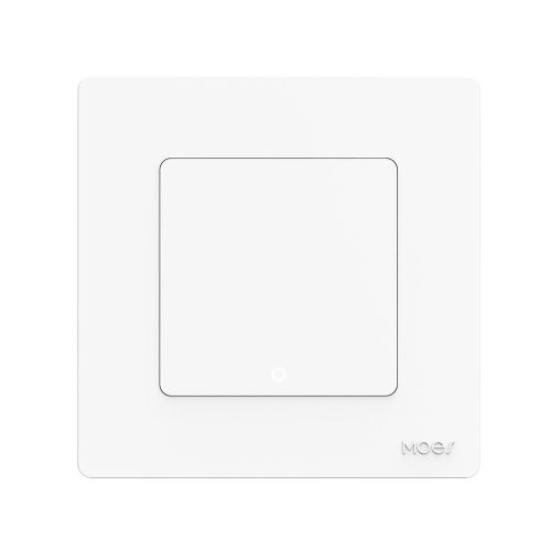 

Tuya ZigBee Smart Single-fire Zero-fire Sharing Timing Voice Wall Switch EU Plug, Style: 1 Way (White Scene Casual Post)