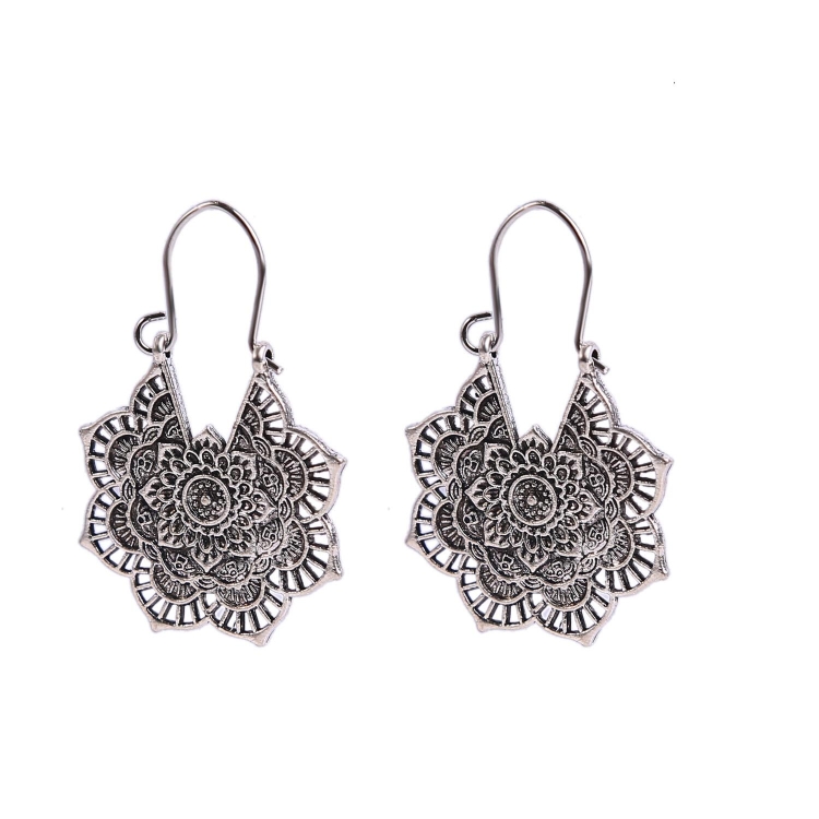 

E1911-10 Turquoise Ethnic Style Earrings Temperament Simple Vintage Earrings