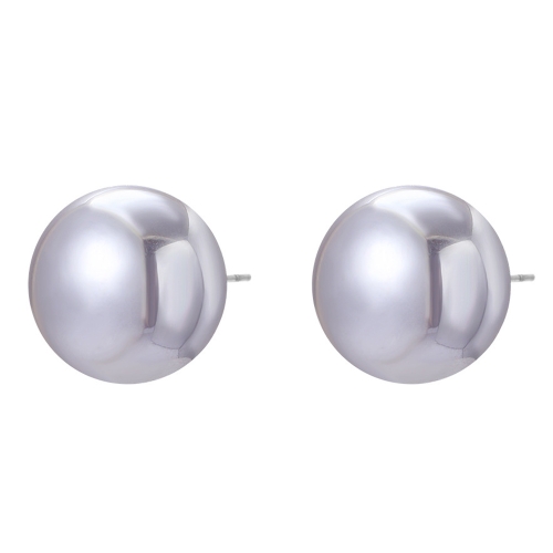 

E2208-3 Gray Pearl Stud Earrings Jewelry