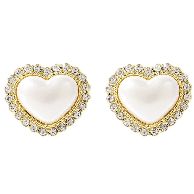 

E2109-9 Love Pearl Stud Earrings Jewelry