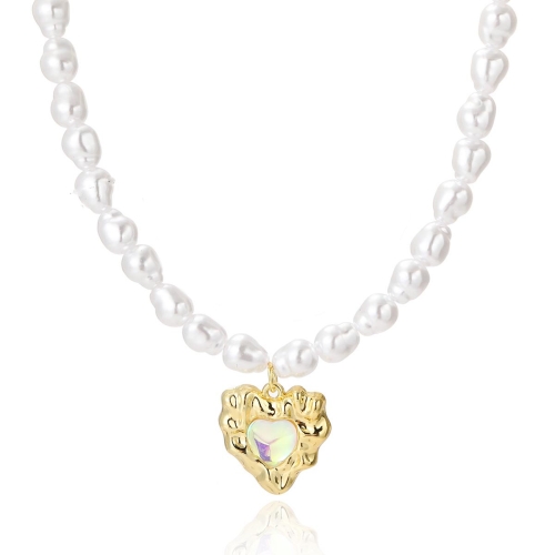 

N2209-11 Colorful Love Ladies Temperament Necklace Collarbone Chain