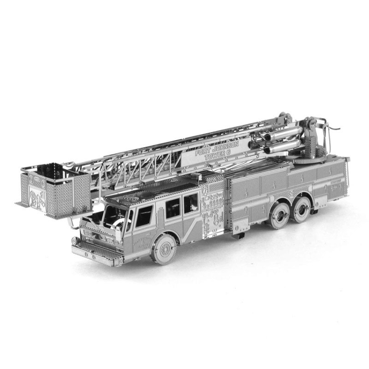 

Fire Truck 3D Three-dimensional Metal Car Assembly Model DIY Puzzles Toy
