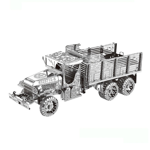 

Armored Truck 3D Three-dimensional Metal Car Assembly Model DIY Puzzles Toy