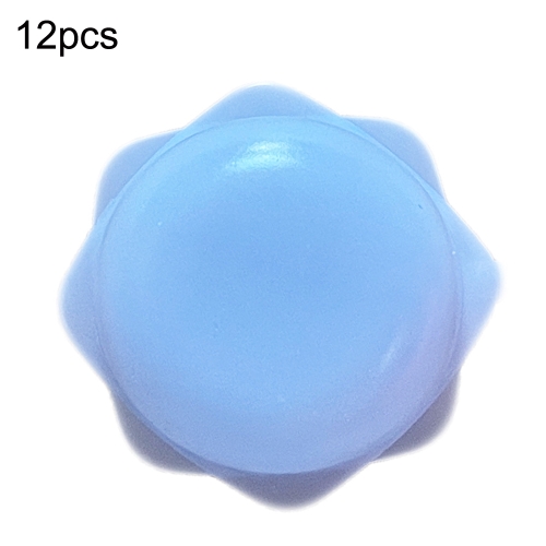 

12pcs Repeatable Water Fight Toy Silicone Water Waterfall Ball Toy, Style: Burger (Blue)