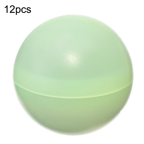 

12pcs Repeatable Water Fight Toy Silicone Water Waterfall Ball Toy, Style: Ball (Green)