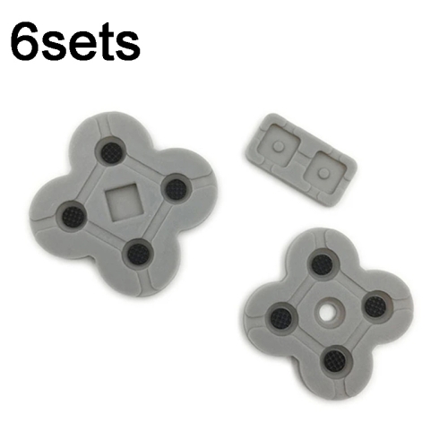 

For Nintendo Dual Screen Lite 6sets Conductive Rubber Pad Soft Silicone Adhesive Key Button Pads