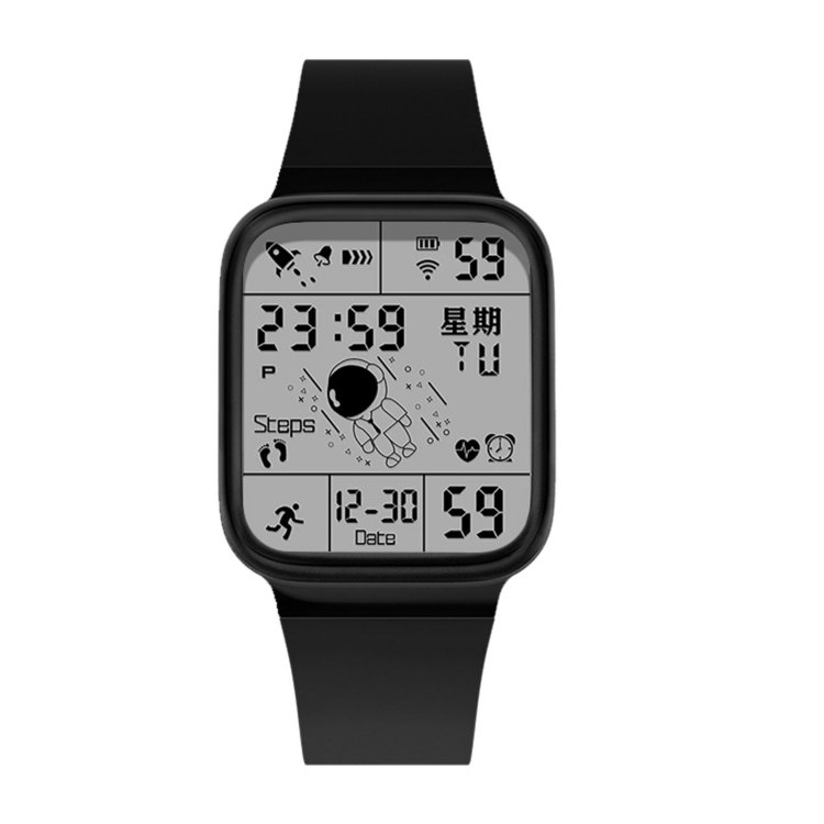 

SMAEL 8808 Multifunctional Alarm Outdoor Waterproof Sports Electronic Watch(Black)