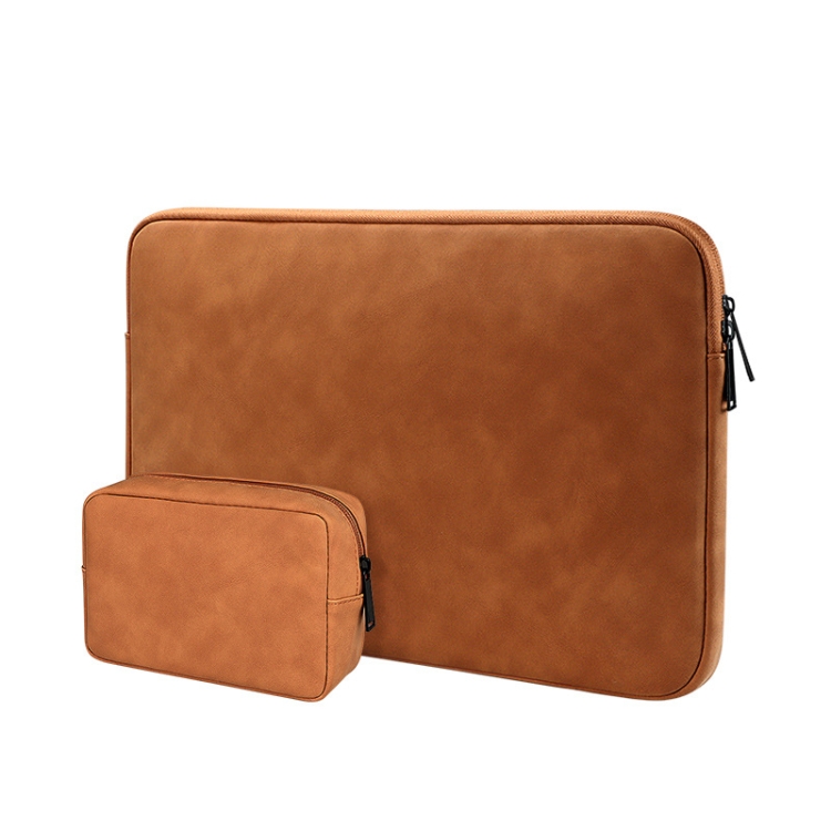 

ND12 Lambskin Laptop Lightweight Waterproof Sleeve Bag, Size: 13.3 inches(Yellow with Bag)