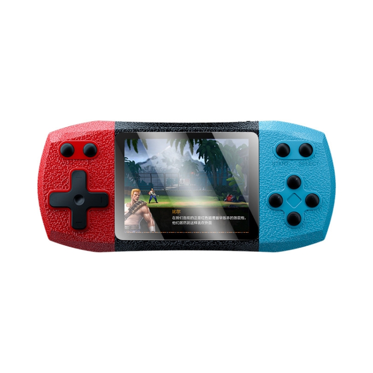 

F1 3 Inch Horizontal Screen 620 In 1 Large Screen Pocket Console, Style: Single Player Red Blue