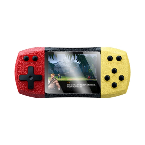 

F1 3 Inch Horizontal Screen 620 In 1 Large Screen Pocket Console, Style: Single Player Red Yellow