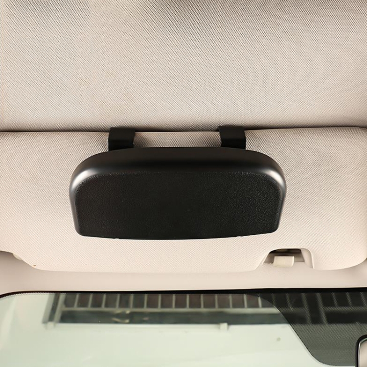 

Multifunctional Car Glasses Box Car Sunshine Board Tickets Glasses Clamp(Black)