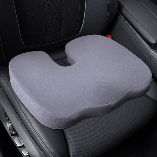 

Car Memory Foam Cushion Four Season Universal Heightened Seat Cushion(Grey)