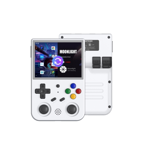 

ANBERNIC RG353V 3.5 Inch Wireless Game Box Android 11 Linux OS Handheld Game Console 128G 25000 Games(White)