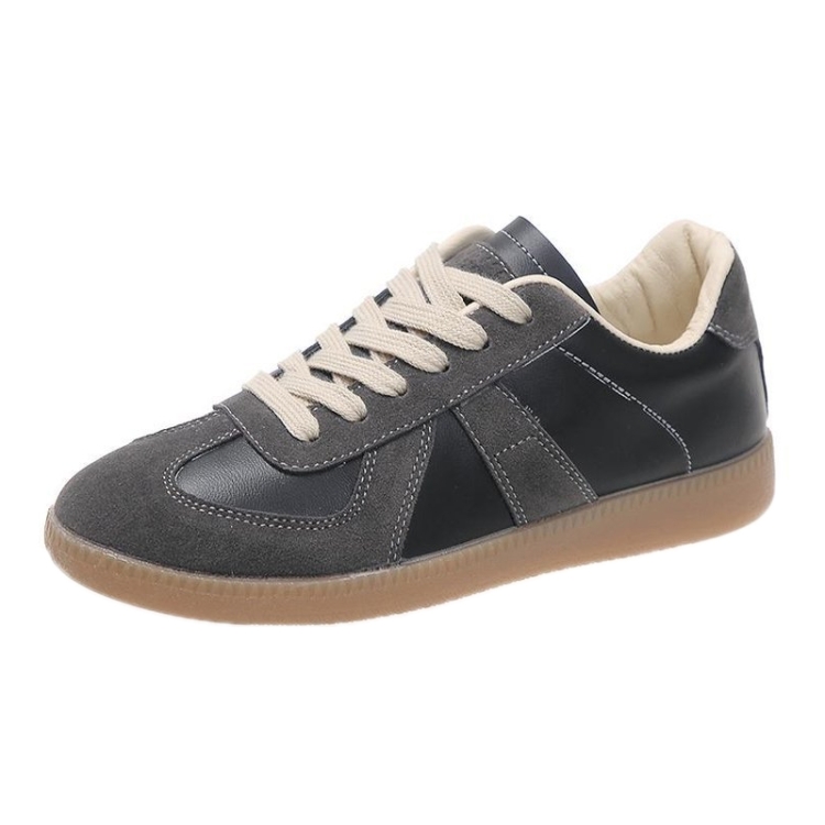 

Couple Style Breathable Running Casual Sneakers, Size: Men 44(Black)