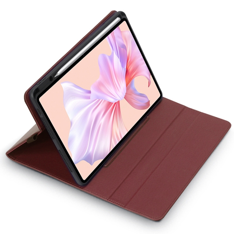 

For Huawei MatePad Pro 12.6 inches Microfiber Lambskin Rotatable Magnetic Tablet Protective Cover(Red)