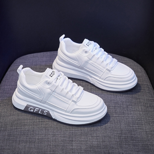 

Student Basic White Shoes Running Sneakers Casual Shoes, Size: 35(White)