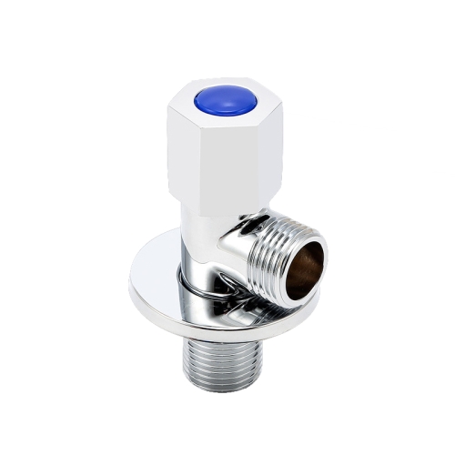 

Hot and Cold Water Pipe Faucet 4 Points Water Stop Switch Valve, Style: Six-side Blue Label Plastic Wheel